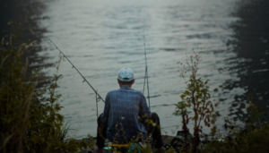 fishing from the shoreline